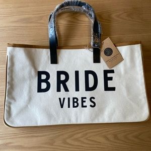 Bride Canvas Tote Bag Beach Bag